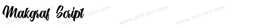 Makgraf Script字体转换